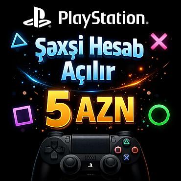 PlayStation üçün şəxsi hesab yaradılması xidməti Türkiyə və ya USD