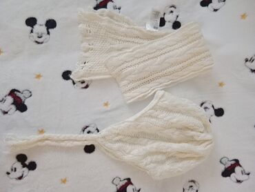 Kape, šalovi i rukavice: Za devojčice, bоја - Bela — 4