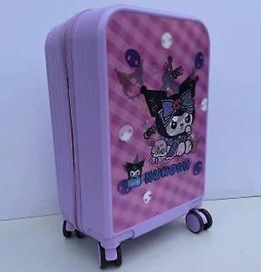 Rančevi, torbe i koferi: Dečji kofer na točkiće – Kuromi dizajn, ljubičasti - Šarmantan kofer — 23