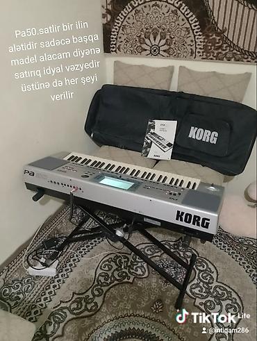 tikis masini jack: Korg Pa50 professional arranger sintezator - 61 klaviş, toxunma — 5