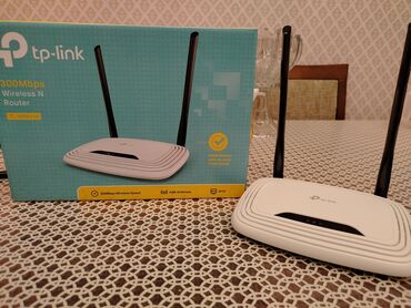 Modemlər və şəbəkə avadanlıqları: Tp-link 300Mbps Wireless N Router (TL-WR841N). Yep-yenidir. Alındığı