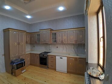 Sifarişlə mətbəx mebeli: Sifarişlə mətbəx dəsti, Özü çəkən petlələr, Sadə laminat, Kredit yoxdur, Pulsuz çatdırılma — 3