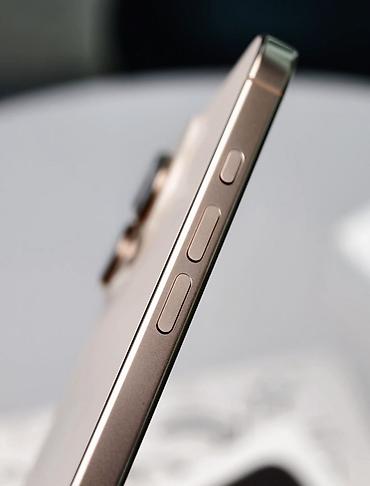 apple mini: IPhone 16 Pro Max, Desert Titanium, Barmaq izi, Simsiz şarj, Face ID — 7