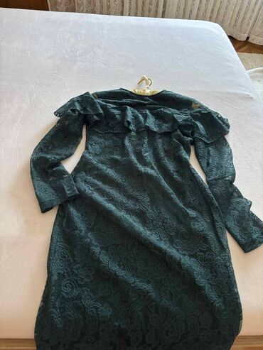 Haljine: PS Fashion XL (EU 42), bоја - Zelena, Večernji, maturski, Dugih rukava — 5