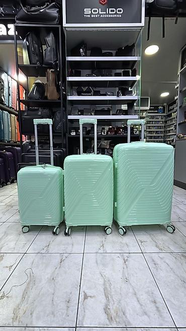 Çamadanlar: Camadan S-90azn. M-140azn. L-190azn Yuksek keyfiyyetli polipropilenden — 1