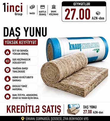 knauf: Daş yunu izolyasiya materialı – Knauf Insulation (ECOSE texnologiyası) — 1