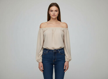 bluzki boho plus size: Bluzka damska, rozmiar S