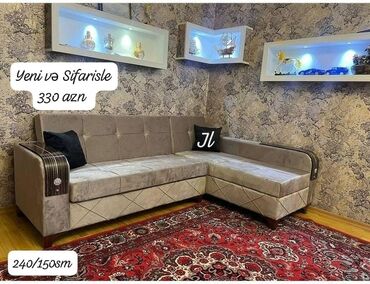 Sifarişlə divanlar: Künc divan, Bazalı, Açılan