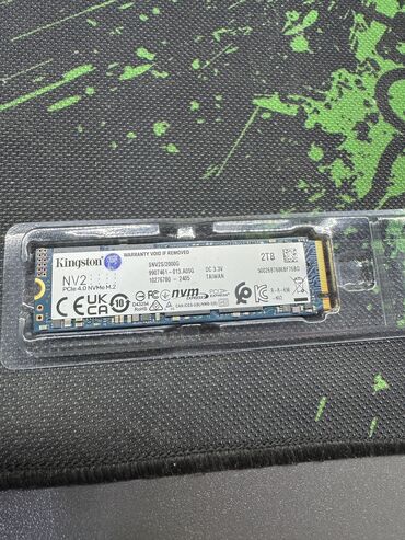 кабели и переходники для серверов hd mini sas sas hdd: Маалымат алып жүрүүчү, Жаңы, Kingston, SSD, 2 ТБ, 1.8", ПК үчүн