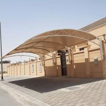 Naveslər, markizlər: Möhkəm metal konstruksiyalı və polikarbonat örtüklü, qövs formalı — 4