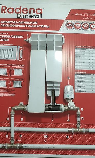 Тепловые завесы: Алюминиевый радиатор отопления белого цвета. Состоит из нескольких — 8