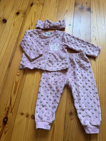 dəst geyim: Комплект, Для девочек, 6 - 9 мес.