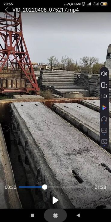 Пустотные плиты перекрытия: Завод Кум Шагылдын плитасын сатам жеткизип койуп берем стаж 20жыл — 4