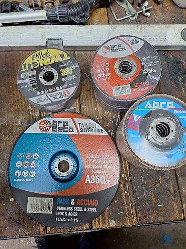 Rezne i brusne ploče: Iz uvoza nov alat za cenu i informacije pozvati na broj Sasa Set — 2