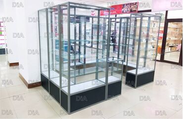 островок в торговом центре: Витрина из профиля и стекла, с порогом, для магазина Цена за 1