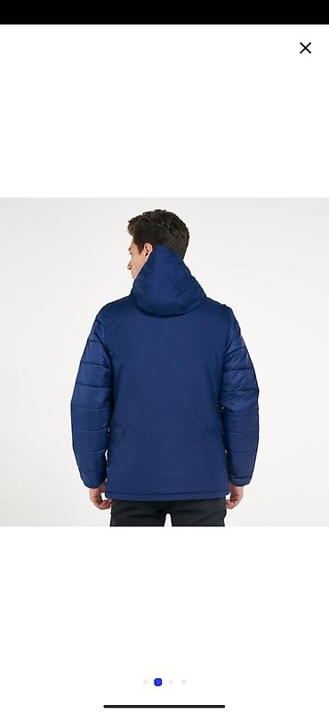 4850: Мужская куртка, S, L, XL, Adidas, Новый, цвет - Синий, Самовывоз, Платная доставка — 2