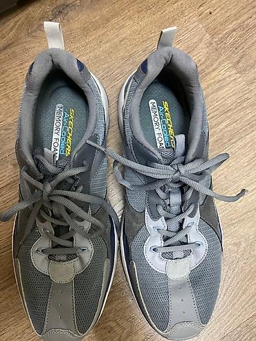 Мужская обувь: Кроссовки Skechers с подошвой Goodyear оригинал - Размер: US 12 / UK — 4