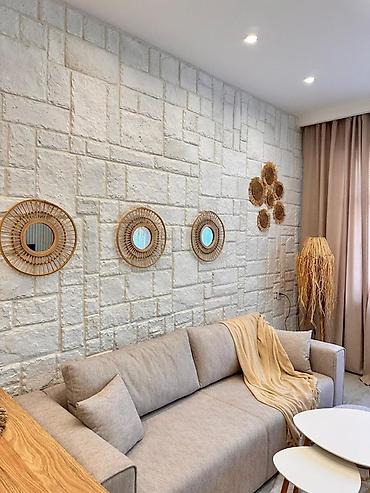 divan sifarisi: Skandinaviya-boho üslubunda tam mebel və aksesuarlarla dizayn olunmuş — 1