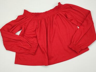 czerwona bluzki w serek: Blouse, S (EU 36), condition - Very good