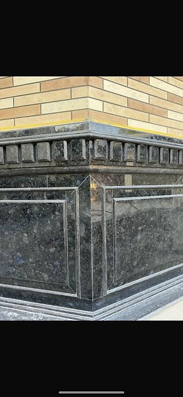 Фасадные гранитные плитки: Размер: Другой размер мм, Серый — 9