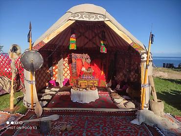 Аренда юрт: Аренда юрты, Каркас Деревянный, 100 баш, Казан, Посуда, С полом — 8