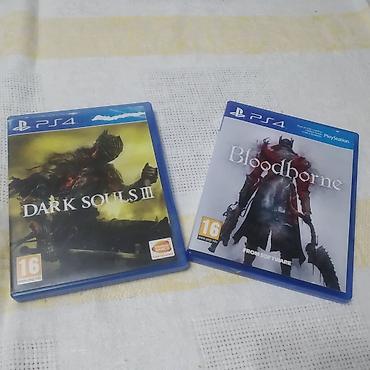 PS4 (Sony Playstation 4): PS4 oyun diskləri – Bloodborne + Dark Souls III (fiziki Blu‑ray) Dark — 1