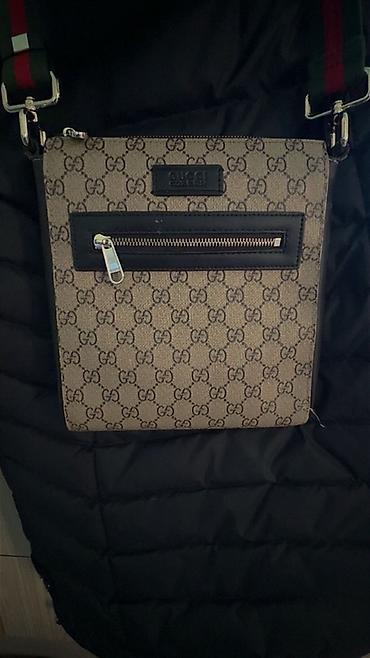 Сумка через плечо Gucci GG Canvas - Материал: плотный канвас с