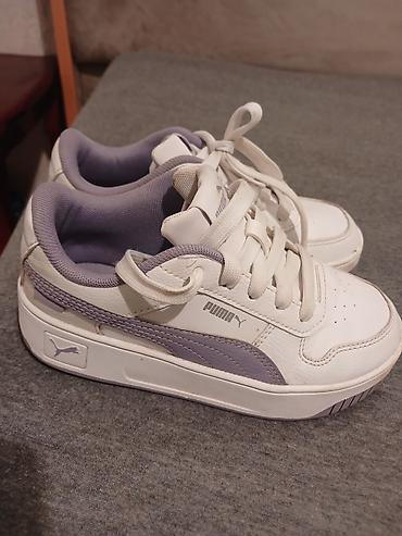 Puma dečije patike - Model: niske patike sa pertlama i dodatnim čičak