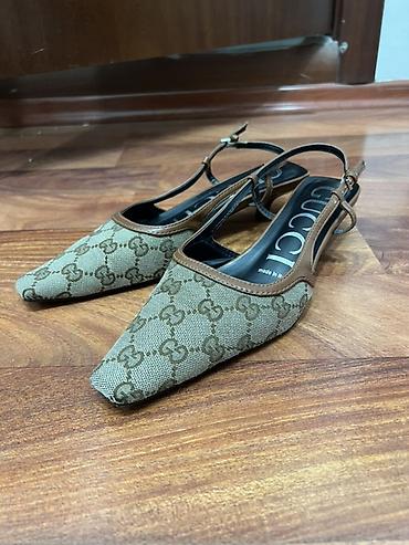 foot patch: Туфли, 39.5, 40, Gucci, Б/у, цвет - Коричневый, Самовывоз — 4