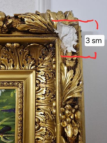 çiyə yağı: Eksklüziv əl işi böyük ölçülü yağlı boya tablo – Şuşa (Cıdır düzü) və — 7