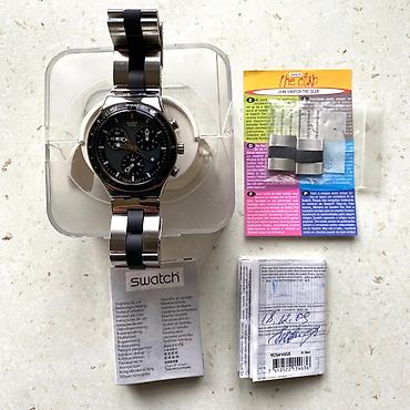 up watch: İşlənmiş, Qol saatı, Swatch, rəng - Boz — 1