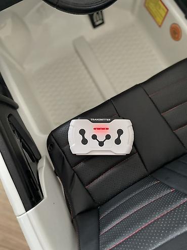 oturacagi: Uşaq elektro avtomobili – Land Rover Range Rover Evoque stili, ağ rəng — 5