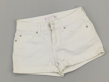 białe bluzki ze złotym nadrukiem: Shorts, S (EU 36), condition - Very good