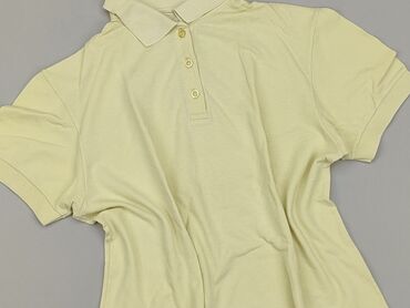 bluzki żółte w czarne paski: Polo shirt, L (EU 40), condition - Good
