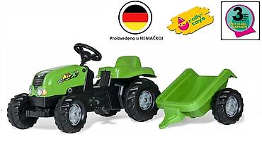 laguna pernice: Traktor Rolly Kid sa prikolicom – zeleni Šifra proizvoda: 01 Brend — 1