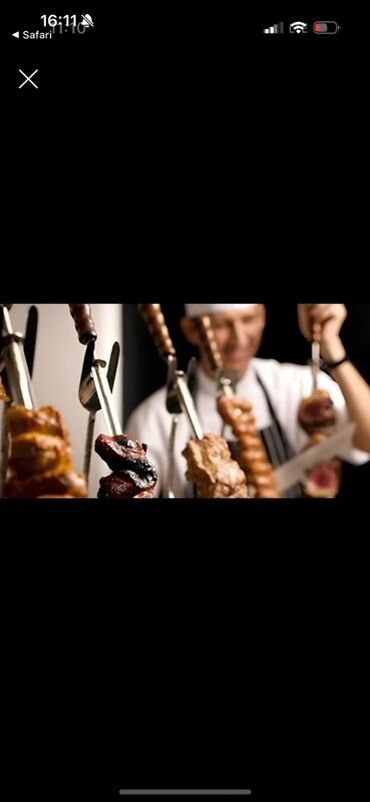 manqal: Universal aşbaz teleb olunur . Yeni açilan balaca abyektdi is yaxsi