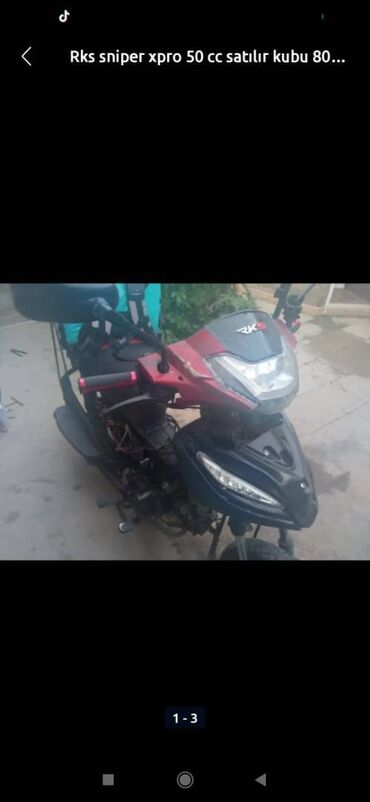 islenmis kvadrasikl: RKS - Snaper, 80 sm3, 2022 il, 51600 km