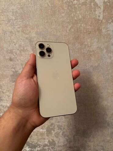 Apple iPhone: IPhone 12 Pro Max, 128 GB, Qızılı, Simsiz şarj, Face ID, Sənədlərlə — 1