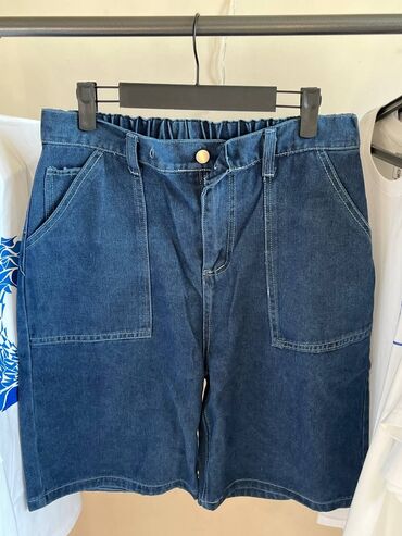 летние джинсовые платья: Шорты L (EU 40), цвет - Синий