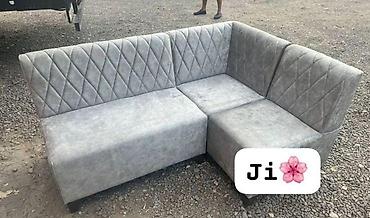 metbex divanlari: Künc divan, Mətbəx üçün, Parça, Bazalı — 5
