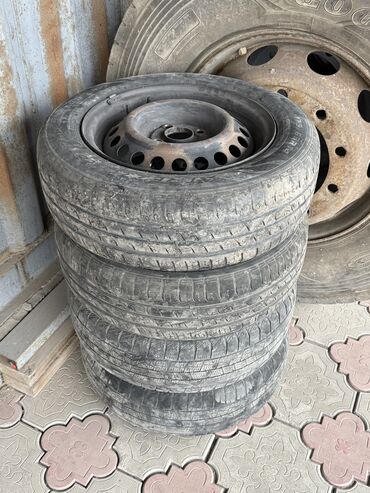 штампованные диски r14: Колеса в сборе 175 / 65 / R 14, Лето, Б/у, Комплект, Легковые, Железные, отверстий - 4