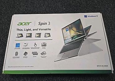 fujitsu laptop computers: Yeni Acer Spin, 14 ", Intel Core i3, 256 GB, Rayonlara çatdırılma, Ödənişli çatdırılma, Ünvandan götürmə — 1