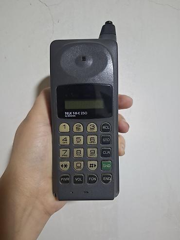 telefon ucun mikrofon: Motorola rəng - Boz, Düyməli — 1