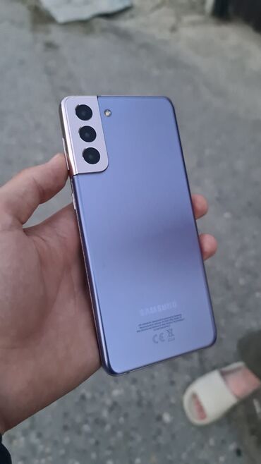 Информатика: Samsung Galaxy S21 Plus 5G, 128 ГБ, цвет - Фиолетовый, Гарантия, Сенсорный, Отпечаток пальца