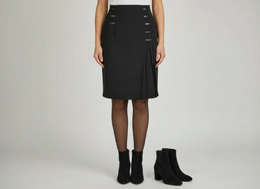 reserved czarne spódnice: Women`s skirt, size 2XL