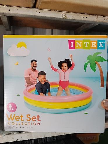 Бассейны: Детский надувной бассейн Intex Wet Set Collection - Круглая форма — 1