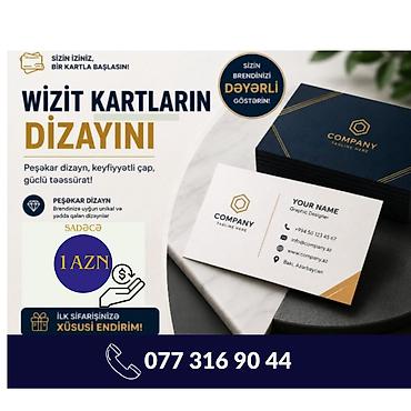 eğlence iş ilanları: 🎨 VİZİT KARTI & REKLAM DİZAYNI Biznesinizi daha peşəkar göstərən — 1