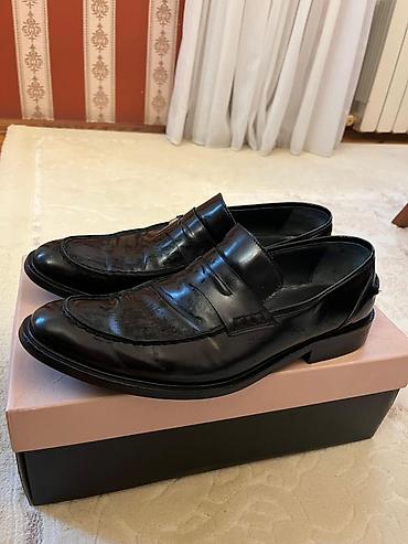 Ayaqqabılar: Məhsul: Kişi klassik loafer ayaqqabıları - Rəng: qara - Model: penny — 2