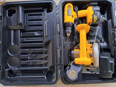 Setovi akumulatorskog alata: Milwaukee i DeWalt setovi alata u koferima 1) Milwaukee ručna kružna — 5