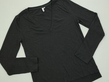 Bluzki: Bluza S (EU 36), stan - Dobry, wzór - Jednolity kolor, kolor - Czarny